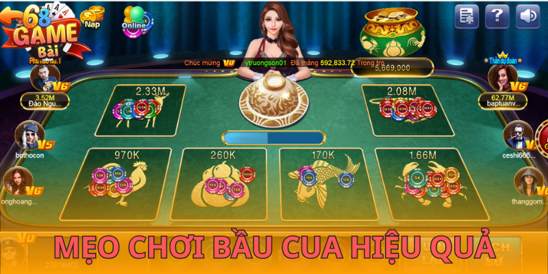 Mẹo chơi bầu cua