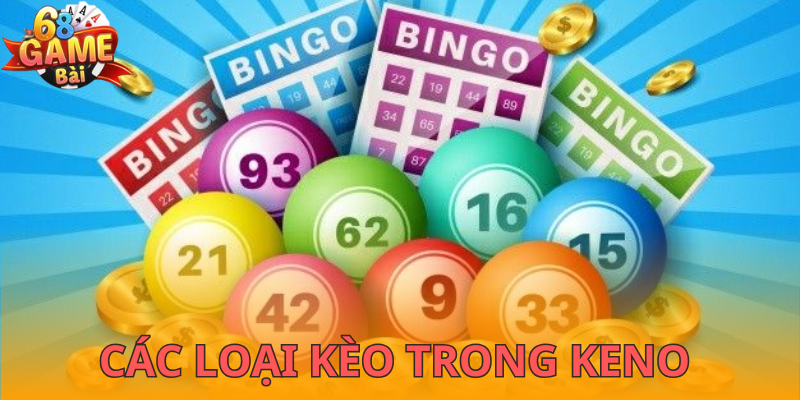Các loại kèo trong keno 68GameBài