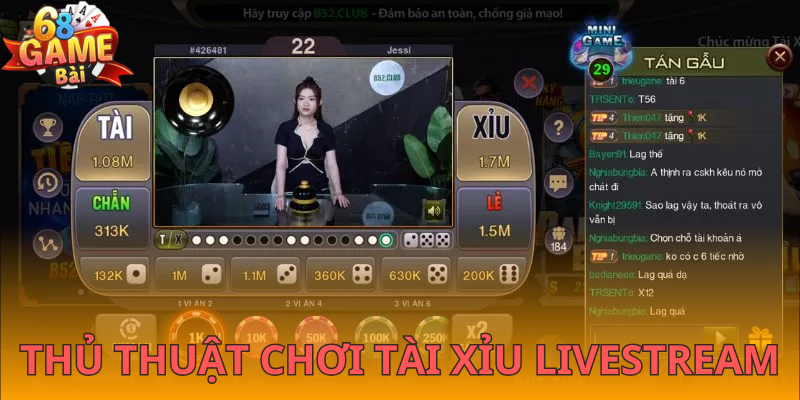Mẹo thắng lớn khi cá cược tài xỉu live tại cổng game