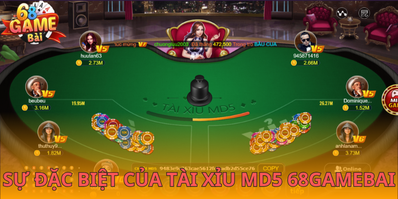 Tổng quan về game tài xỉu MD5 68gamebai cho tân binh