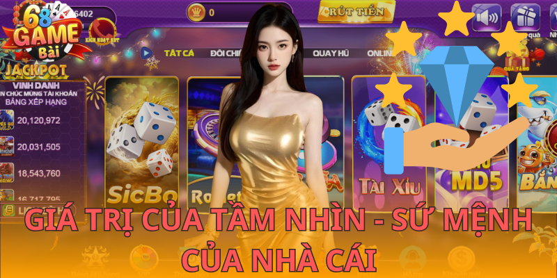 Hành động và thành tựu của nhà cái trong tầm nhìn - sứ mệnh